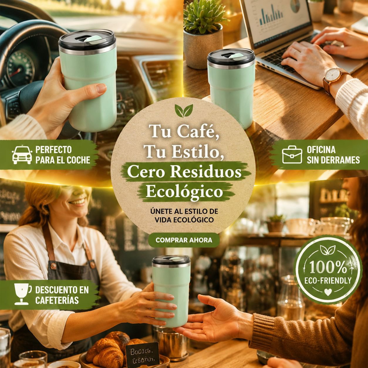 JMY-Vaso mezclador automático 3 en 1 con bandeja de hielo