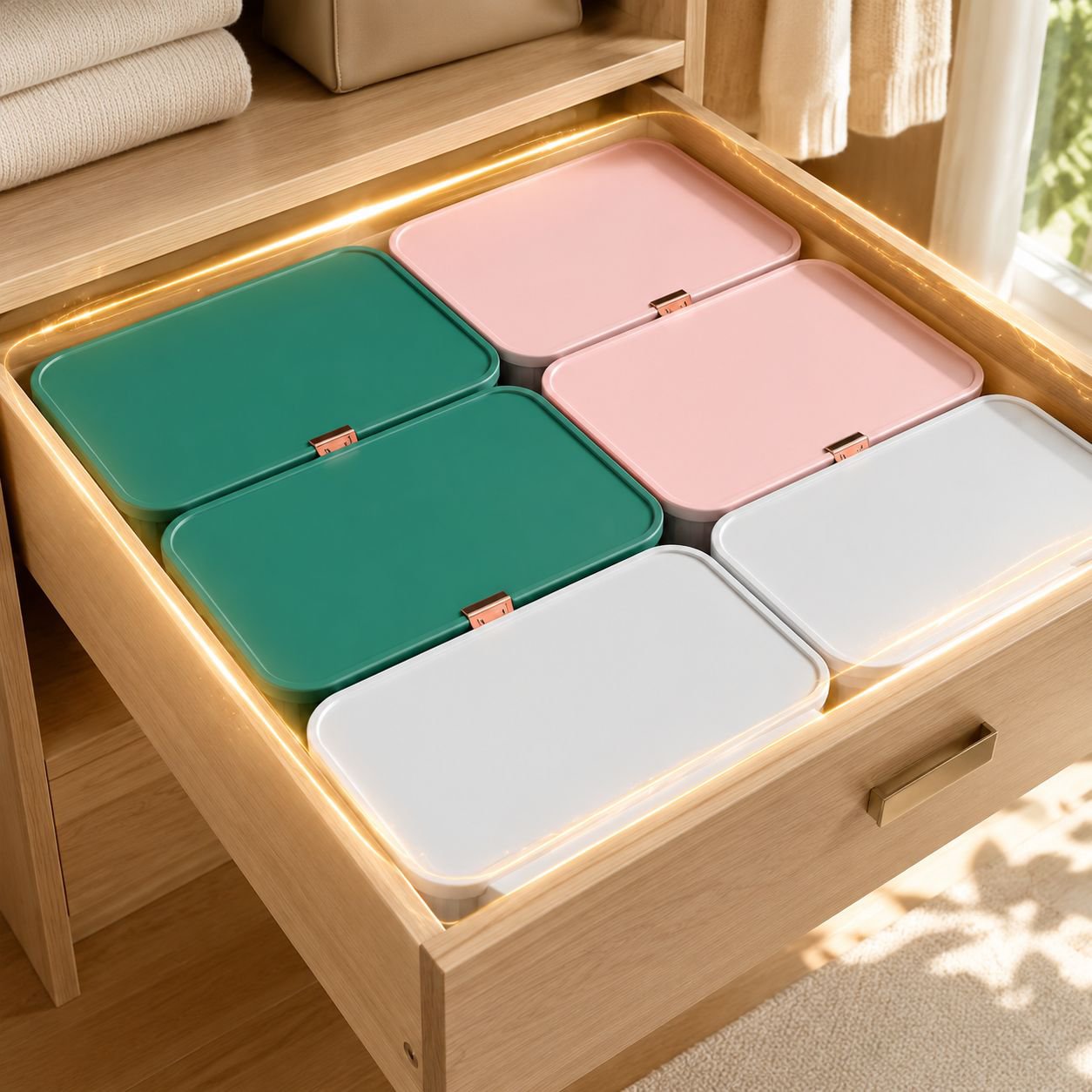 Boîte de rangement créative pour sous-vêtements