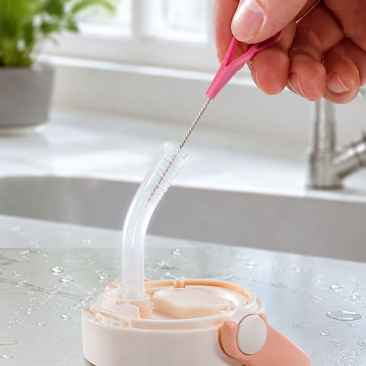 Accessoire de nettoyage pour verres et tasses