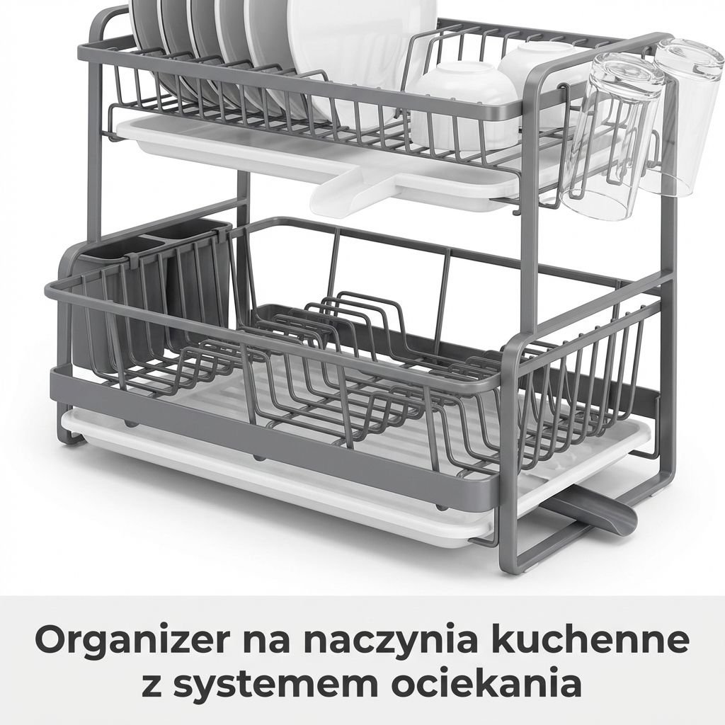 Stojak na naczynia kuchenne i pałeczki do przechowywania