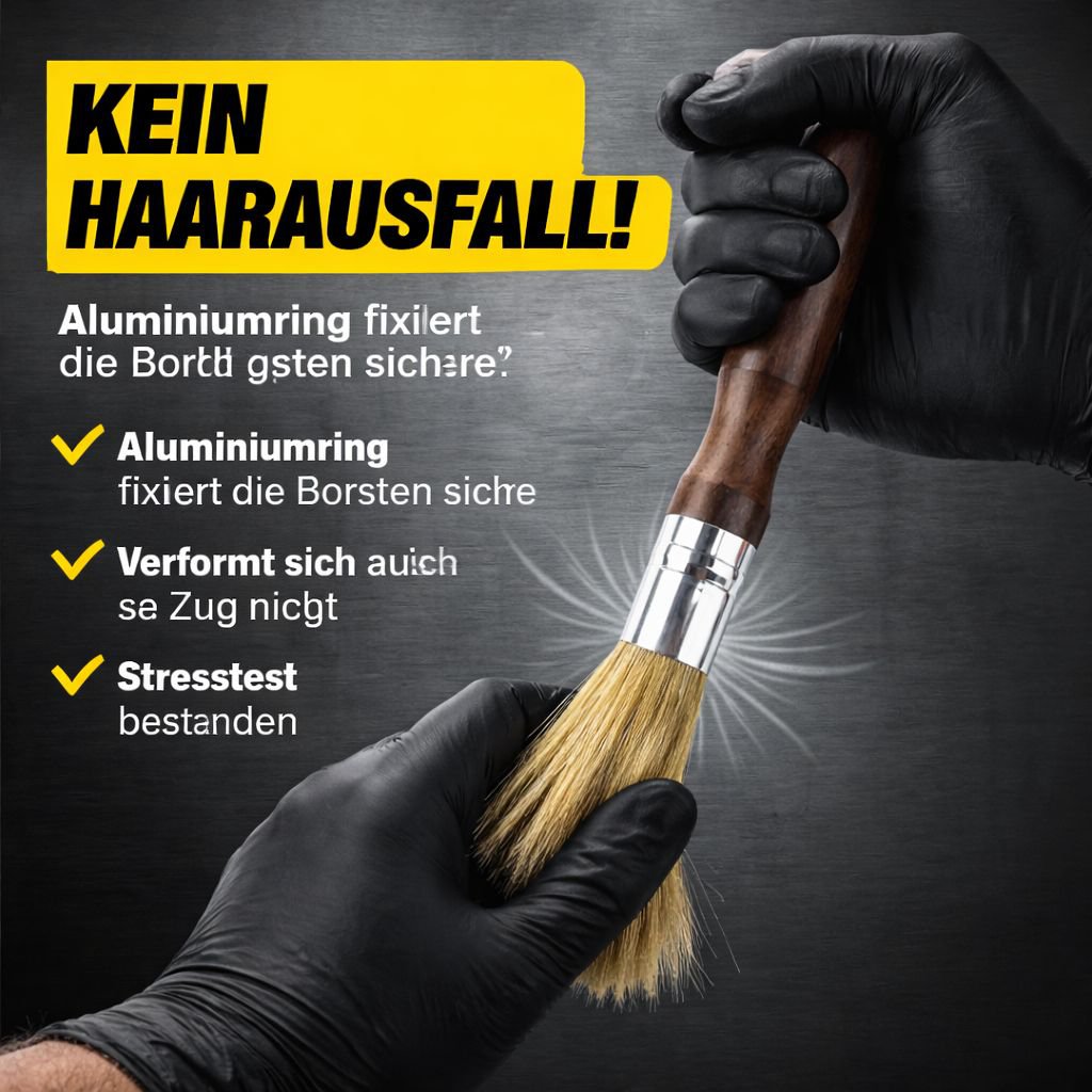 Schlanke Massivholz-Kaffeebürste, geeignet für Kaffeemaschinen und Mühlen