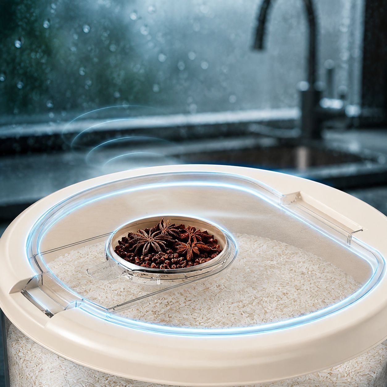 Household Airtight Insect-Proof Moisture-Proof Rice and Flour Storage Box