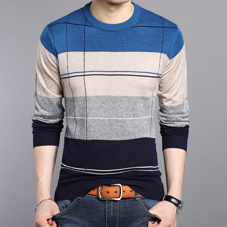 เสื้อยืดคอกลมและแขนยาวสำหรับผู้ชาย