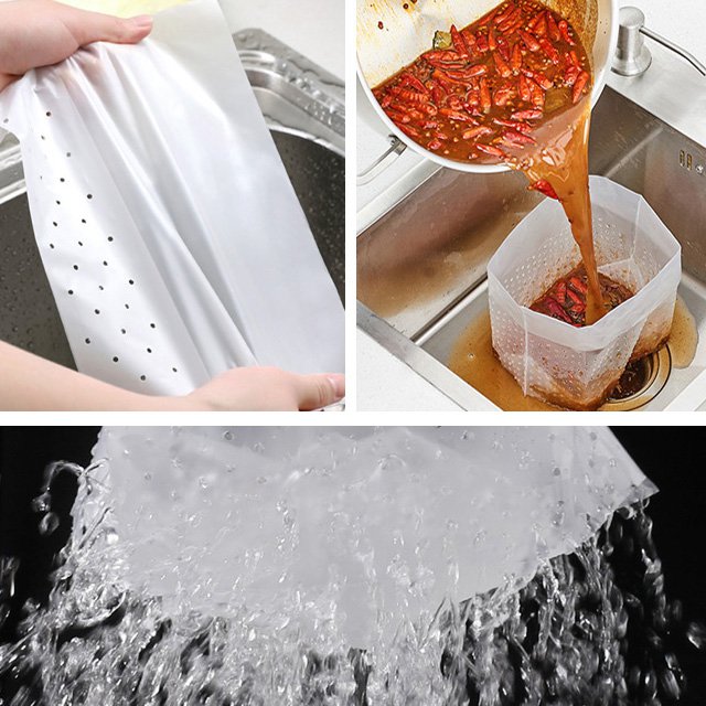 日本キッチン用立て排水口水切り袋