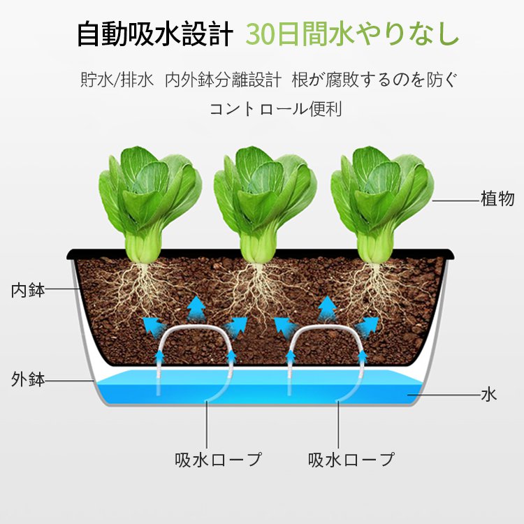 自己給水プランター
