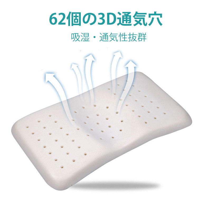 【ベビー枕】0～8歳の子供向け、3D立体形状　高品質生地　過敏防止　頭の形を綺麗に育ちます。