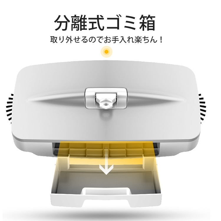 【手動掃除機】箒とモップの一体型、乾湿両用、左右同時回転掃除、簡単で便利、床をキレイに掃除