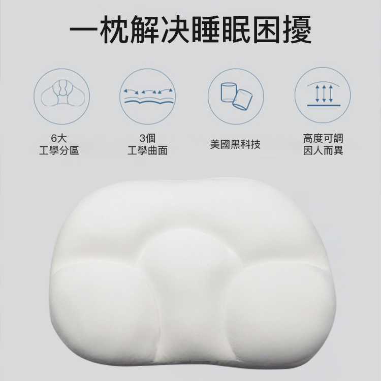 魔法睡眠枕頭！矯正睡姿！拯救頸椎！舒心好眠