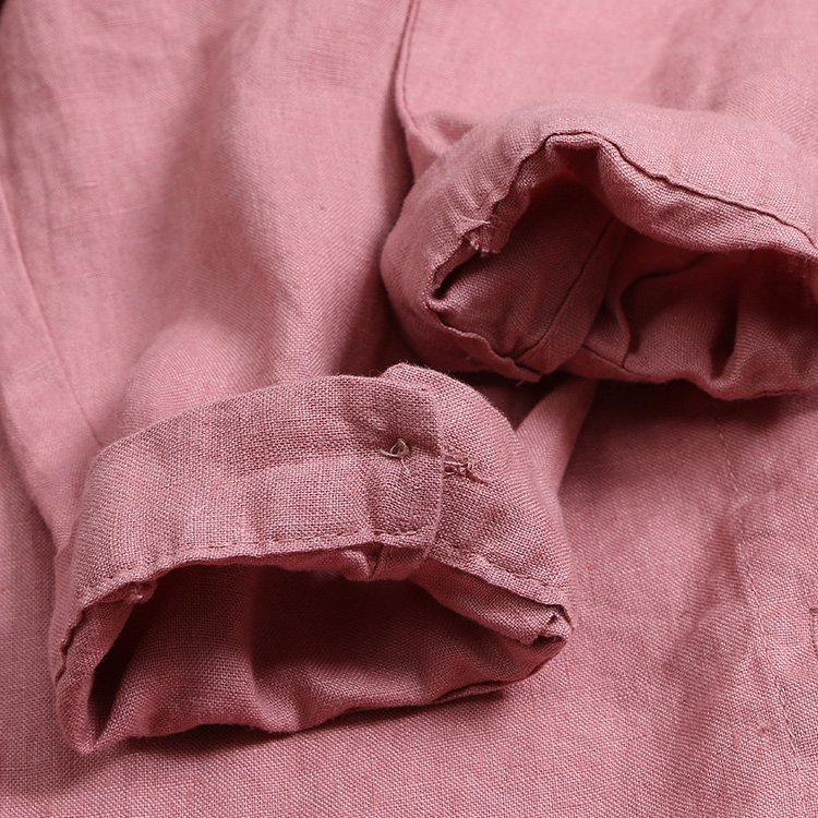 綿麻長袖シャツ