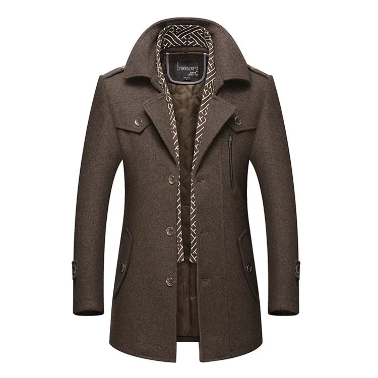 프리미엄 남성 울 코트