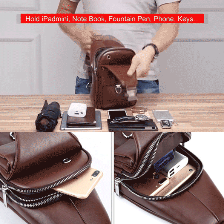 Multi-Function Men’s Chest Bag 5-Piece Set