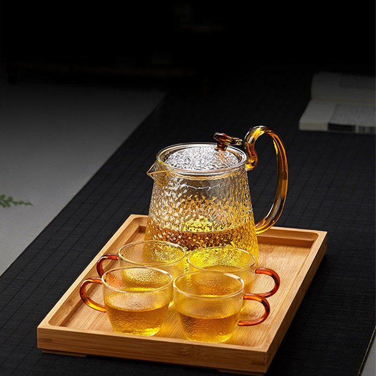 耐高温槌目ガラス急須