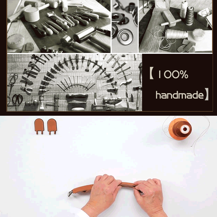 Solid Color Genuine Leather Messenger Bag