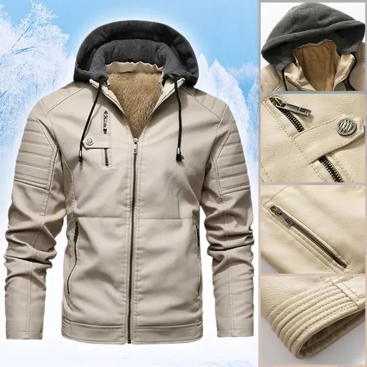 캐주얼 남성 양가죽 융털 자켓