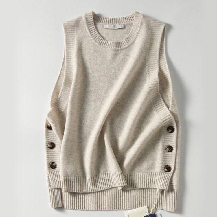 ノースリーブニット