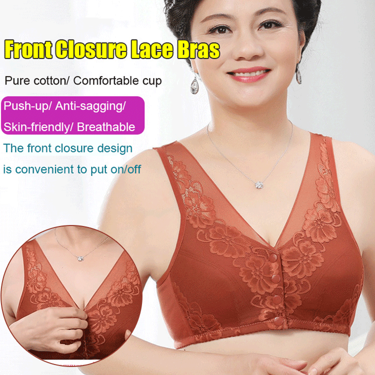 Lace Front Closure Bras