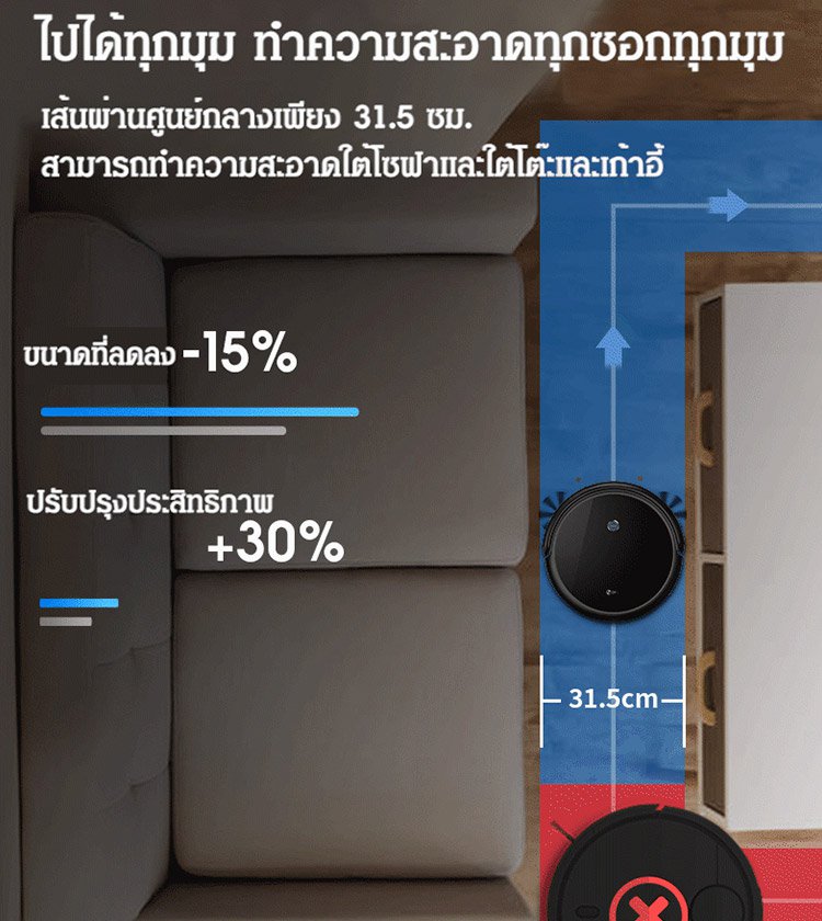 หุ่นยนต์กวาดอัจฉริยะ 3 ใน 1
