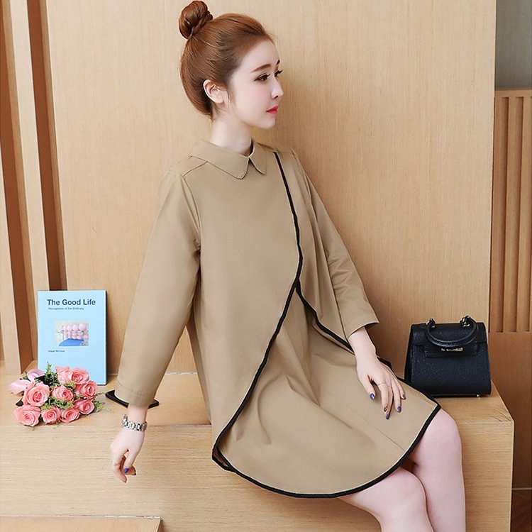 寬鬆中長款襯衫