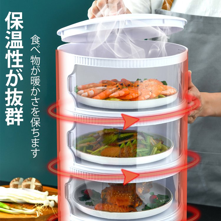 アップグレードスリップ多層食品カバー、防塵保温