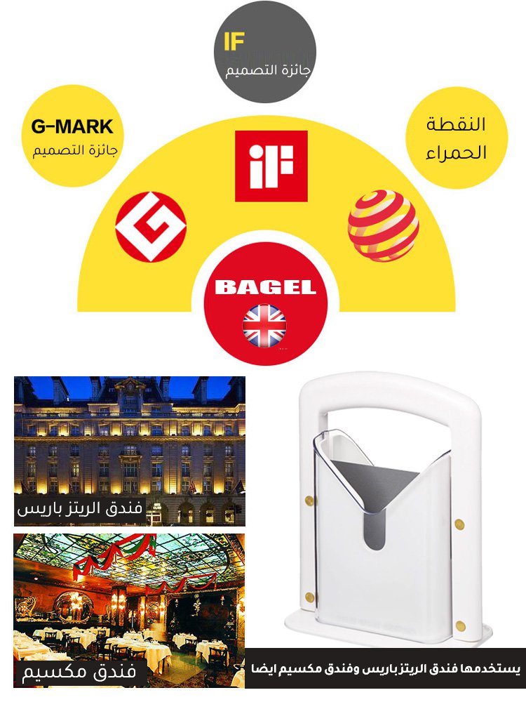 قطاعة الخبز الممتازة البريطانية التي يستخدمها طباخ ميشلان ايضا