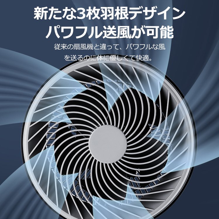 【折りたたみUSB扇風機】USB接続、高さ調整可能、3段階風量調節、机上と床置きで使える、コンパクト
