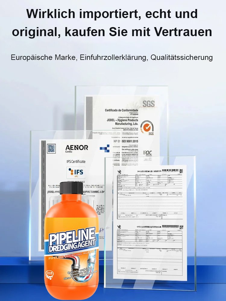 Rohrreiniger mit starker Lösungskraft