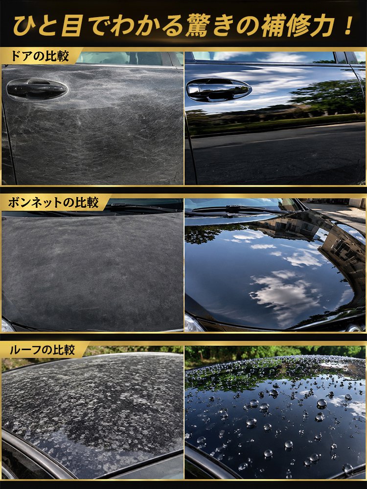 高耐久車用セラミックコーティング剤セット