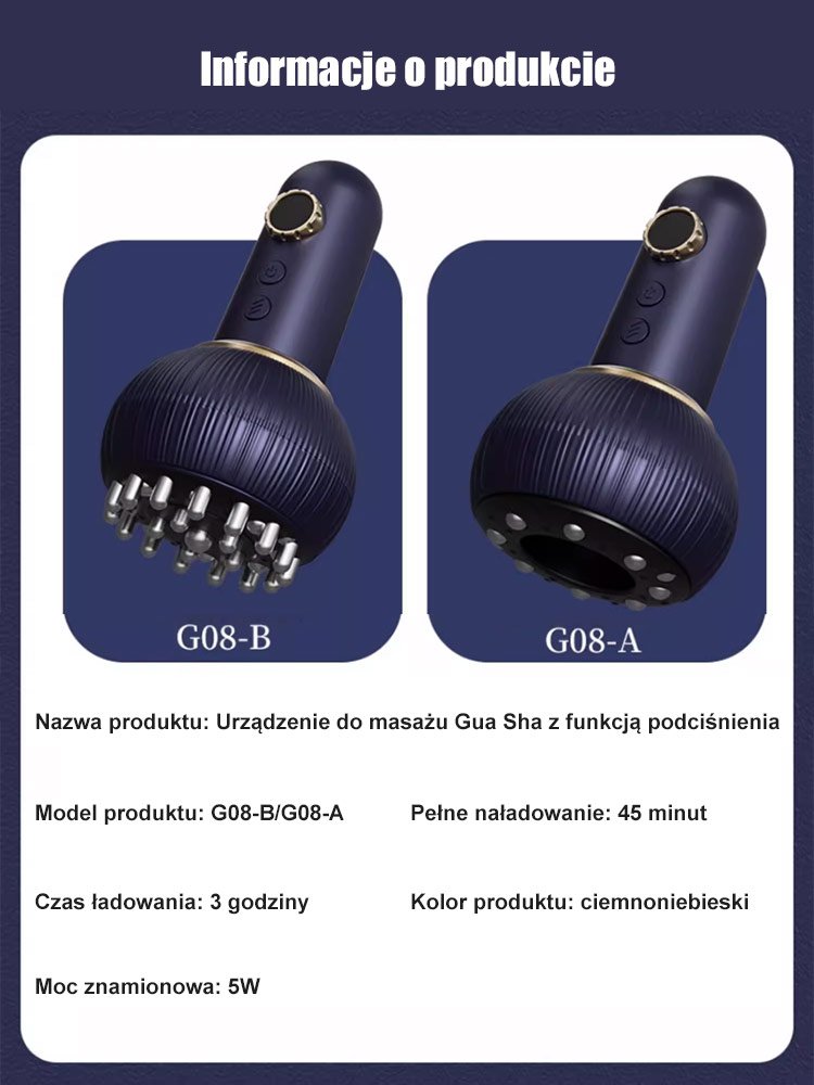 Bez wysiłku super wygodnie Elektryczna szczotka do masażu i bańki