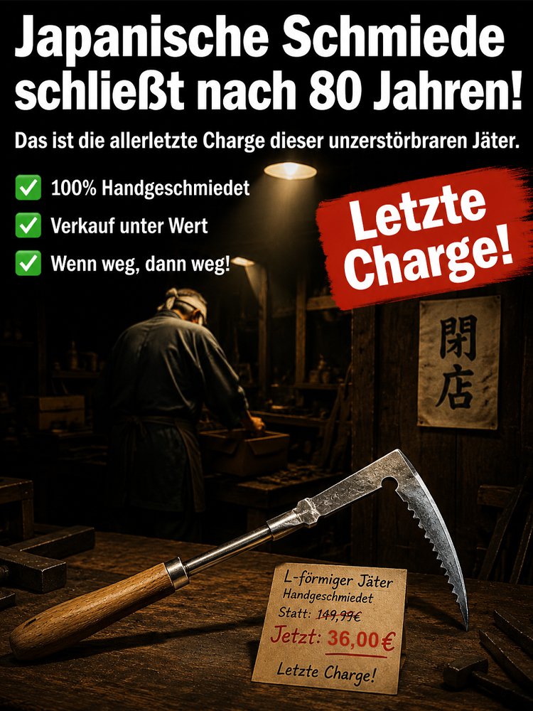 Unkrautentferner mit rechtwinkligem Design für Gartenarbeit