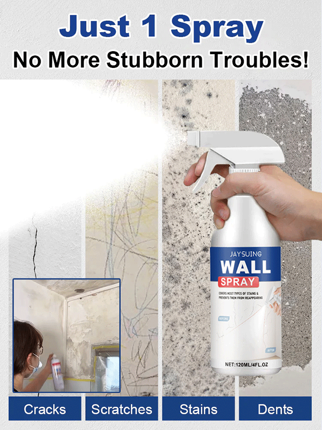 Wall renovation spray paint (with tools)