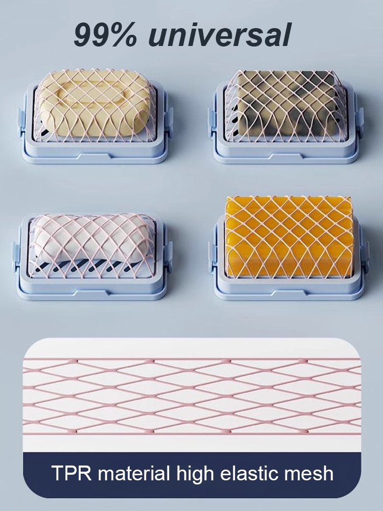 High elastic mesh soap box