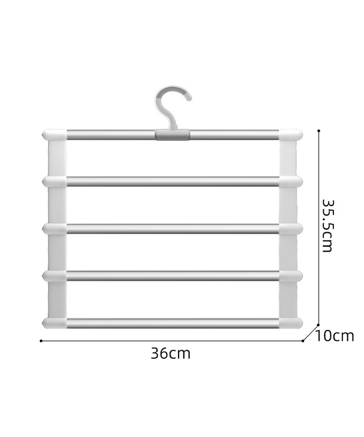 多機能ステンレスズボンハンガー