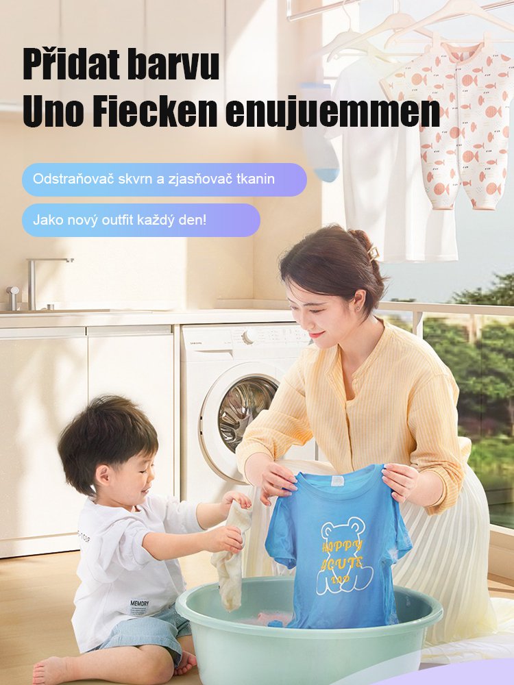 【Staré oblečení se stává novým】Čisticí a rozjasňující prací prostředek