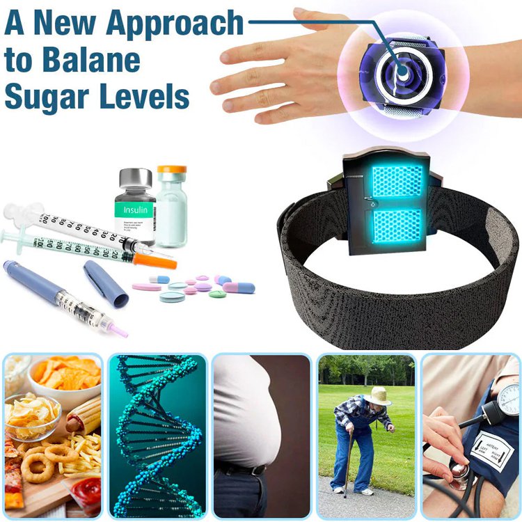 Electronic Pulse Blood Sugar Lowering Watch