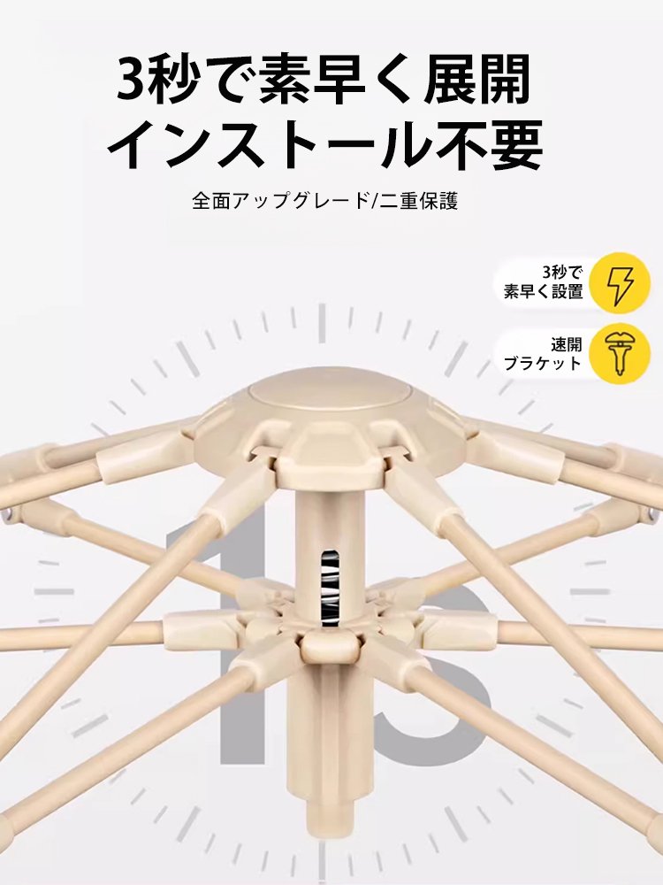 【2つのドアと2つの窓】全自動速開テント