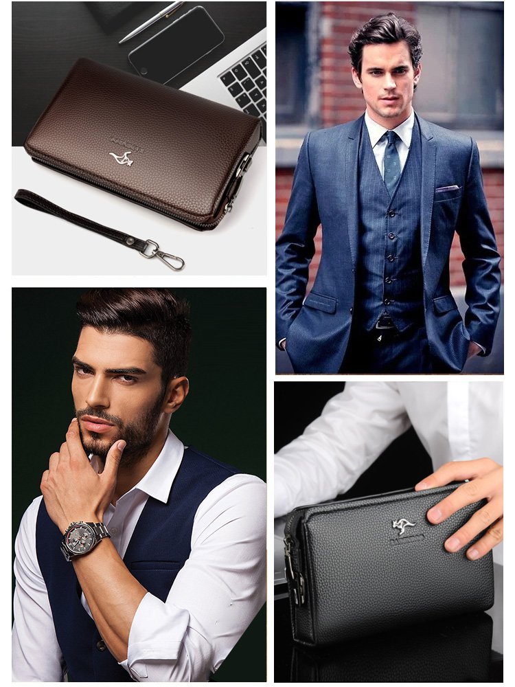 حقيبة عمل ذات سعة كبيرة مع قفل مركب