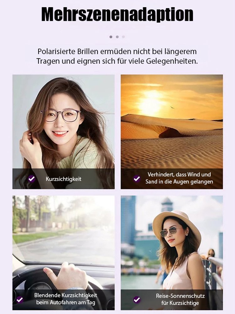 Rahmenlose Sonnenbrille mit zweifarbigem Farbverlauf