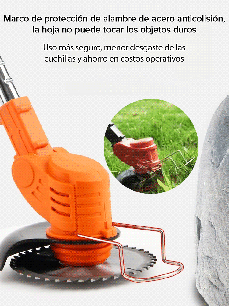 【Garantía de 10 años】Cortacésped de jardín ligero con batería de litio