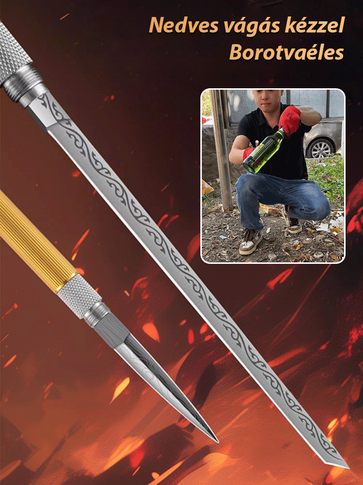 Kültéri önvédelmi teáskés és tüske egyben