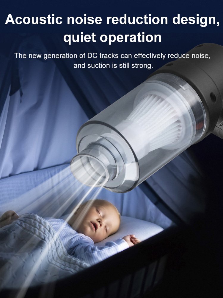 New Cordless Car Vacuum Cleaner Mini Blower All-in-One