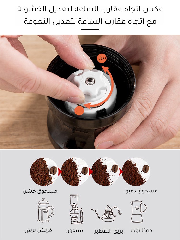 مجموعة قهوة متعددة القطع "ماستر طحن"