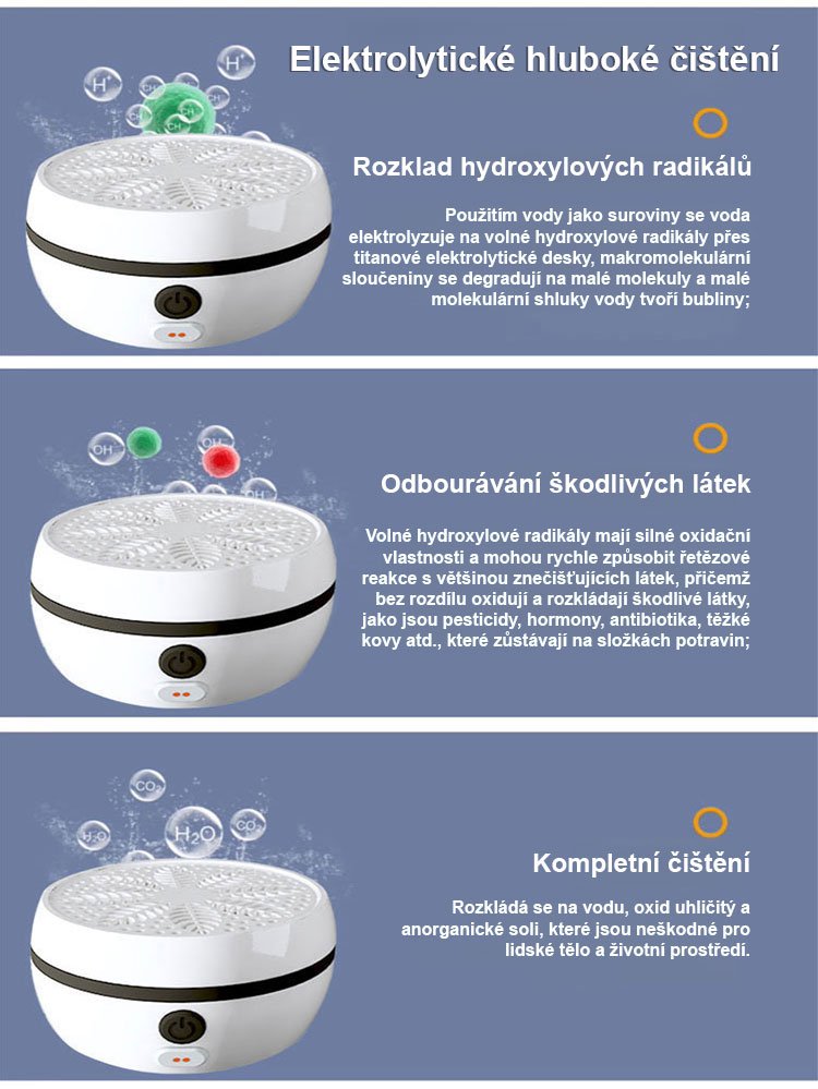 【Hands-free】 Automatická pračka zeleniny, myčka ovoce a zeleniny