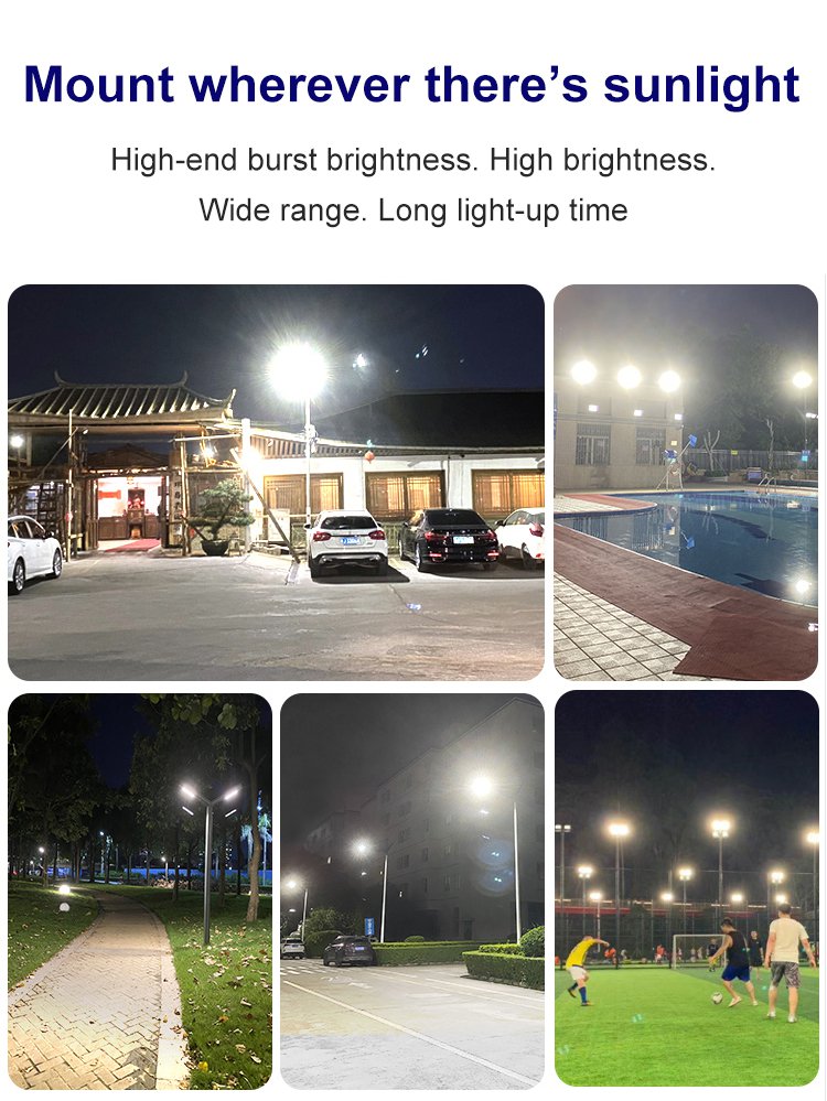 Super bright waterproof solar street light