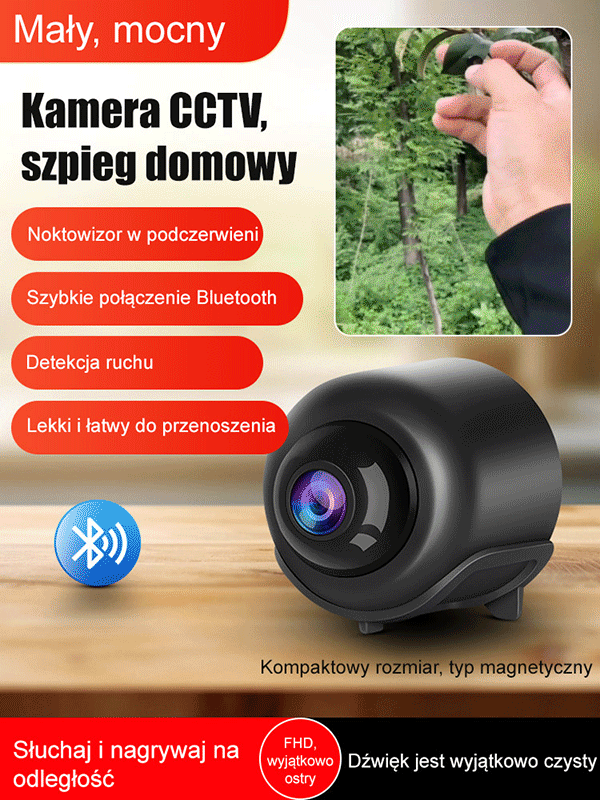 Wybuchowa domowa kamera typu kocie oko