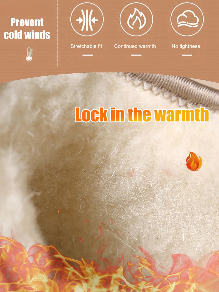 Winter warm sheep wool snow boots