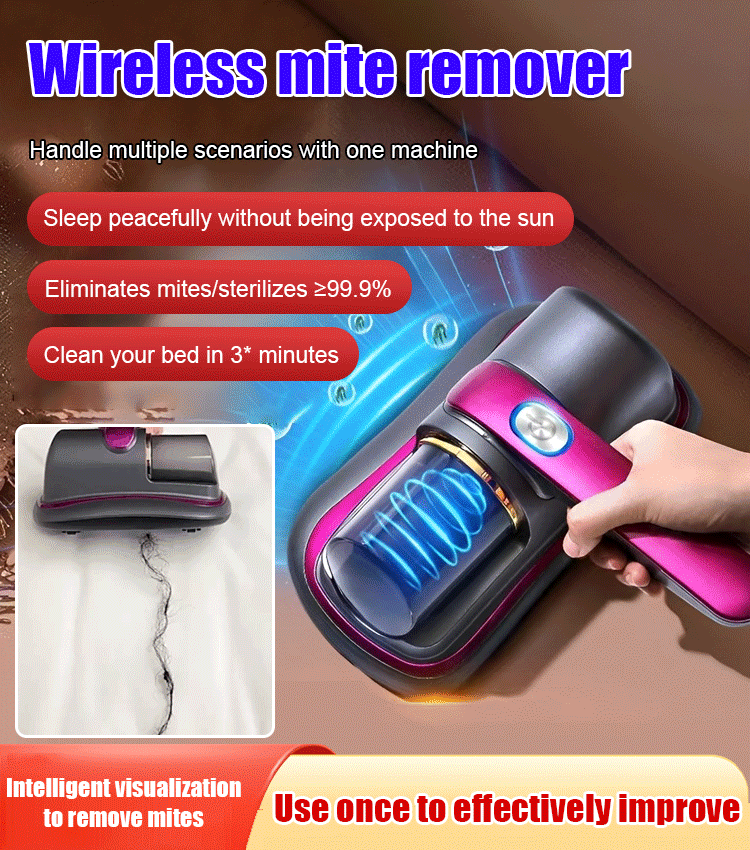 Ultraviolet Wireless Sterilization and Mite Removal Device