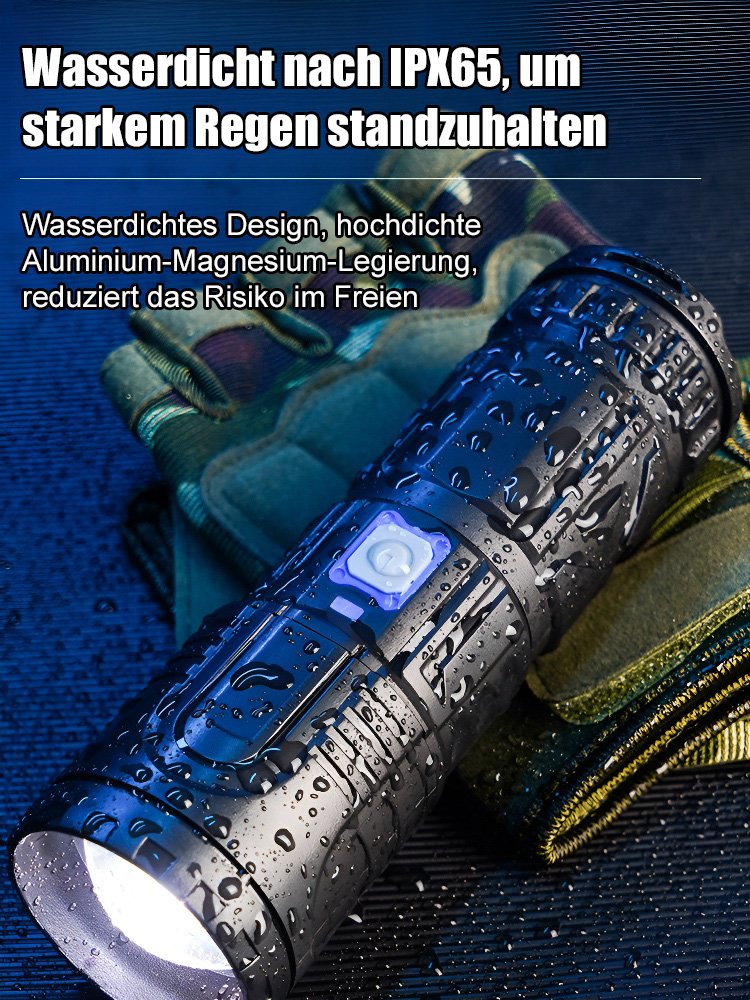 Weiße Laser-Zoom-Taschenlampe