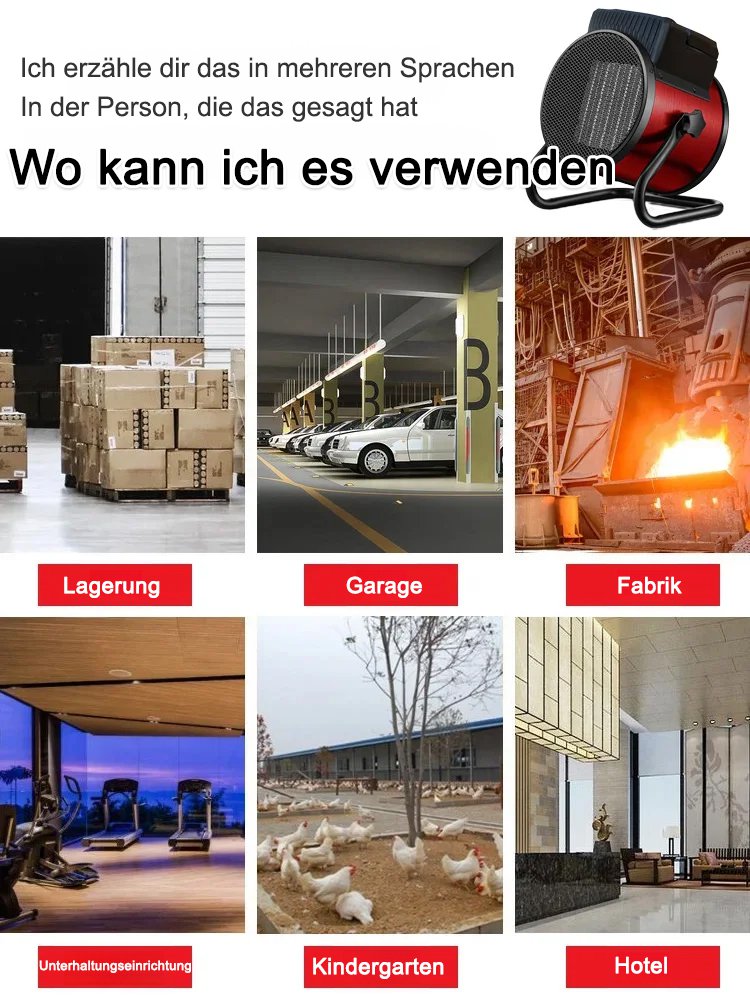 Leistungsstarker, energiesparender Elektroheizer für kleine Stahlwaffen