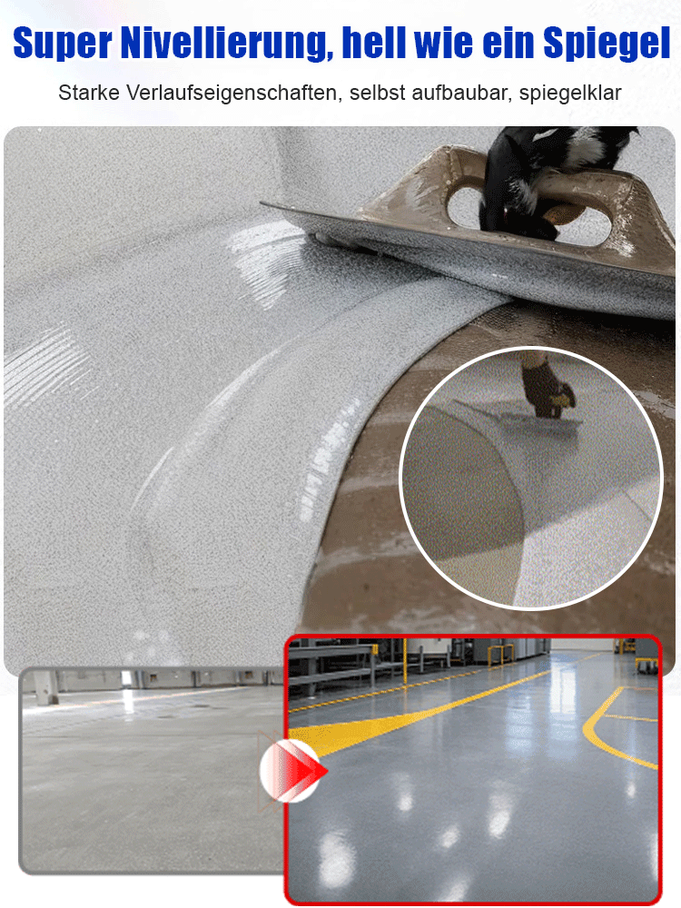 Marmorimitation, epoxidgefärbte Sandbodenfarbe