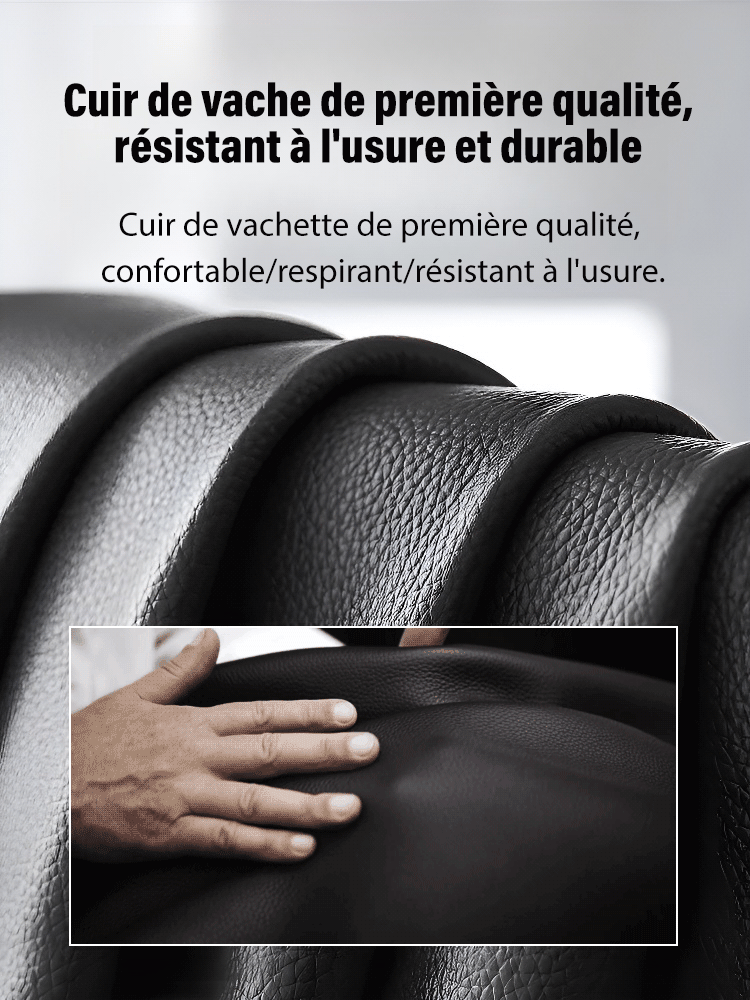 Chaussures antidérapantes en cuir de vachette pour femmes